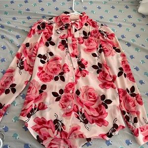 Kate Spade Floral Blouse